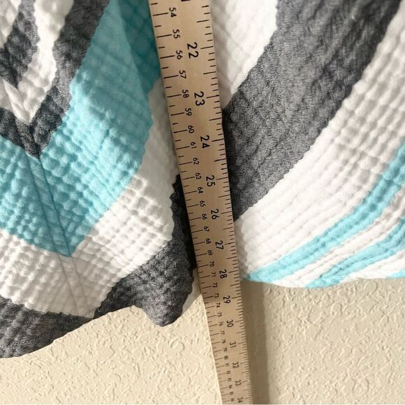 Habitat Clothes To Live In Top Gauze Top Blouse V Neck Size S Cotton - Picture 2 of 6